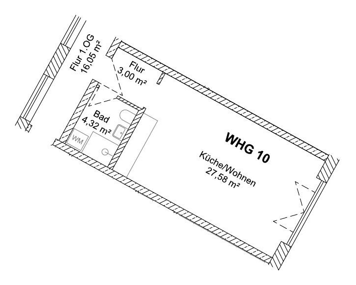 Grundriss WHG 10 – 1. Obergeschoss