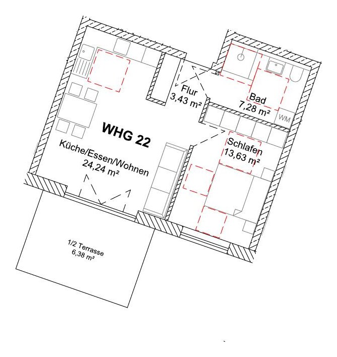 Grundriss WHG 22 – Erdgeschoss