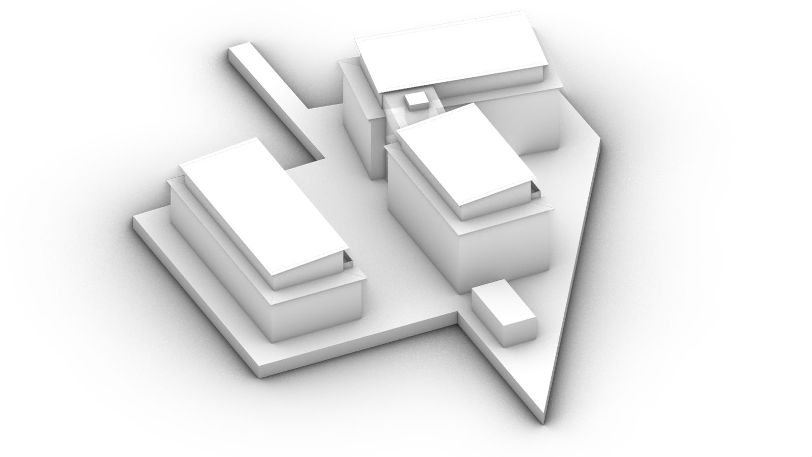 Architekturmodell Hochufer Weilheim – Ansicht